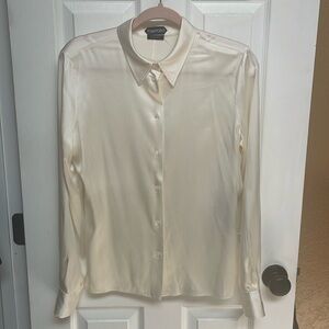 Beautiful Tom Ford silk button up top medium 42